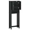 vidaXL Toilettenschrank BERG Schwarz 60x27x164,5 cm Produktbild-Vorschau 4