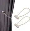 Magnetické spony na závěsy, držáky na závěsy, lanka, zadní Náhled obrázku produktu 4