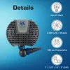A product image with details and specifications presented in icons and text. Produktbild-Vorschau