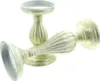 2x bougeoirs "Elégance" en bois argenté avec design antique Voir les images du produit 3