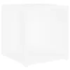 vidaXL Stolik boczny biały 33x33x34,5 cm materiał Podgląd zdjęcia produktu 1