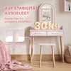 AIYAPLAY Kinder Schminktisch Set 2 in 1 Frisiertisch Produktbild-Vorschau 7