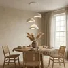 Opviq, Elegante weiße Pendelleuchte mit Metallkörper und Produktbild-Vorschau 6