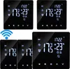 A collage of digital WiFi thermostats. Náhľad obrázku produktu