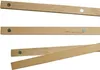 Three wooden poster strips with magnets, arranged diagonally against a white background. Voir les images du produit