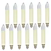 A collection of 12 candle-shaped light bulbs arranged in two rows. Produktbild-Vorschau
