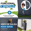 4rain VASO 2en1 depósito de agua de lluvia 220 L graphite Vista previa de la imagen del producto 5