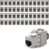 kwmobile 48x Keystone Modul CAT 6A - RJ45 10 Gbit/s Produktbild-Vorschau 5