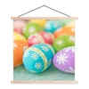 MuchoWow® Textilposter Bunte Ostereier auf einem Ostertisch Produktbild-Vorschau 1