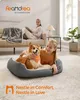 Cama para perros FEANDREA, cojín reversible, 80 x 65 x 20 Vista previa de la imagen del producto 4