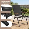 Lot de 4 chaises de jardin à dossier haut COSTWAY, chaises Voir les images du produit 7