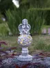 LED Solar Gartenfigur Grabdeko Engel - 1 warmweiße LED - H: Produktbild-Vorschau 5