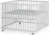 Laufgitter 100x100 cm mit Matratze - weiß - Premium Produktbild-Vorschau 1