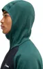 Trawden Hybrid-Jacke für Herren von Berghaus; grüne Kapuze; seitliche Ansicht; Midlayer Jacke. Produktbild-Vorschau
