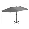vidaXL Sonnenschirm mit Aluminium-Mast 460 x 270 cm Produktbild-Vorschau 8