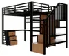 Hochbett 90 x 200 cm mit Schreibtisch, LED, 4 Schubladen, Produktbild-Vorschau 16
