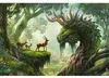 Puzzle 3000 Probuzen lesnho draka Náhled obrázku produktu 2