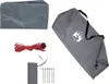 vidaXL Tarp Grau und Orange 300x294 cm Wasserdicht Produktbild-Vorschau 7