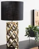 BELIANI Stolná lampa zlatý keramický podstavec 71 cm čierne Náhľad obrázku produktu 6
