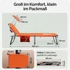 CASARIA® Sonnenliege Klappbar Wetterfest Gartenliege Mit Produktbild-Vorschau 7