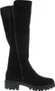 A black knee-high boot is shown against a white background. Voir les images du produit