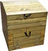 Holzkomposter 500 l "Douglas" 80 x 80 x 85 cm Produktbild-Vorschau 1