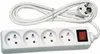 Câble de rallonge avec interrupteur - 4 prises, 3m, blanc Voir les images du produit 15