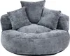Sweiko Lazy Sofa Durable Comfort Lounger fotel z wysokim Podgląd zdjęcia produktu 13