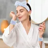 4 Stück Haarband Kosmetik,Spa Stirnband Make Up Schwamm Set Produktbild-Vorschau 6