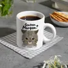 Morgenmuffel Katze Kaffeebecher mit Spruch Guten Morgen - Produktbild-Vorschau 8