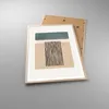 Gerahmtes Poster - Rahmen in heller Eiche - Abstraktion Produktbild-Vorschau 3