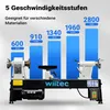 Tokarka do drewna Wiltec 370 W z regulacją prędkości Podgląd zdjęcia produktu 5
