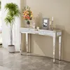 A console table with decorative items and a plant in a room. Anteprima dell’immagine prodotto