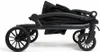 Zusammengeklappter KETTLER Klappbollerwagen Compact in Schwarz, seitliche Ansicht, zeigt die kompakte Größe für einfache Lagerung. Produktbild-Vorschau