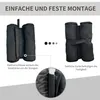 Outsunny Pavillon Standfuß für Faltpavillon Partyzelt Produktbild-Vorschau 5