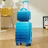 14"/20" 2-teiliges PC-Spinner-Kofferset mit Zahlenschloss & Produktbild-Vorschau 2