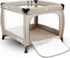 A beige playpen with a zipped opening on the front. Produktbild-Vorschau