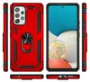 A collage of images showing a red phone case from different angles, including a front view of a phone in the case. Produktbild-Vorschau