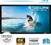 A surfer riding a wave on a projection screen. Produktbild-Vorschau