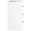 vidaXL Sideboard Hochglanz-Weiß 70x35,5x67,5 cm Produktbild-Vorschau 13