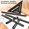 STAHLWERK Súprava pravítok s viacuhlovým meradlom, Náhľad obrázku produktu 2