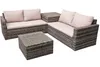 Polyrattan Lounge-Set mit Kissenbox inkl. Gasdruckfeder Produktbild-Vorschau 2
