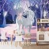 Muralo Vlies Fototapete für Kinder EINHORN Feen Bäume Produktbild-Vorschau 7