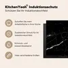 KitchenYeah© Herdabdeckplatte Marmoroptik - Schwarz - Luxus Produktbild-Vorschau 6