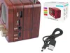 FM Radio Retro Lautsprecher AUX Bluetooth USB/SD/TF MP3 mit Produktbild-Vorschau 4