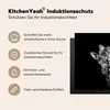 KitchenYeah© Herdabdeckplatte Giraffe vor schwarzem Produktbild-Vorschau 6