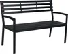 Panchina da giardino Relaxdays, a 2 posti, A x L x P: 88 x Anteprima dell’immagine prodotto 1