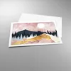 Poster - Poster ohne Rahmen - Grafik Modern Landschaft - Produktbild-Vorschau 3
