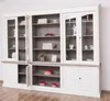 Casa Padrino Landhausstil Bücherschrank Weiß / Braungrau Produktbild-Vorschau 4