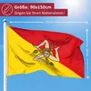 PHENO FLAGS Bandiera Sicilia 90 x 150 cm Bandiera Italia Anteprima dell’immagine prodotto 2